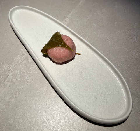 Wagashi mochi sakura